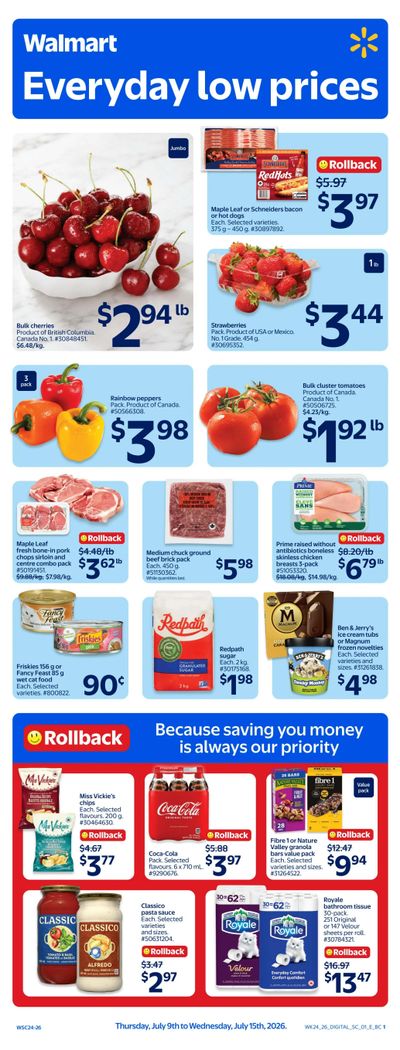 Walmart (West) Flyer July 9 to 15