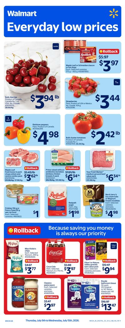Walmart (Atlantic) Flyer July 9 to 15