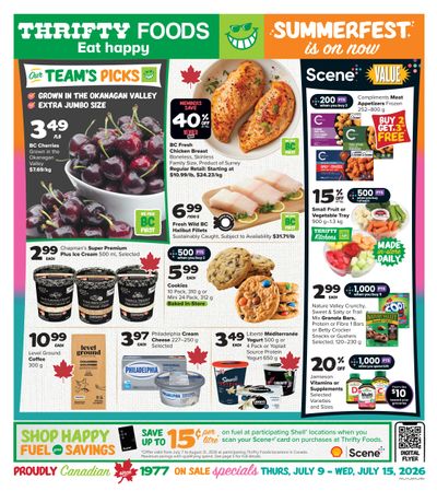 Thrifty Foods Flyer July 9 to 15