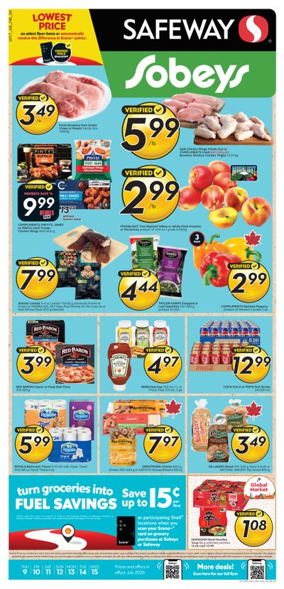 Sobeys/Safeway (SK & MB) Flyer July 9 to 15