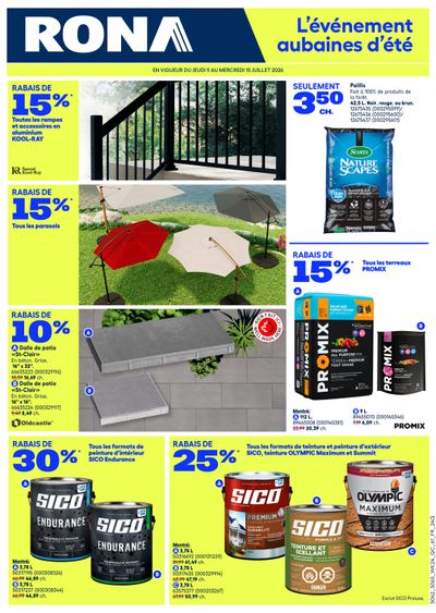 Rona & Rona+ (QC) Flyer July 9 to 15