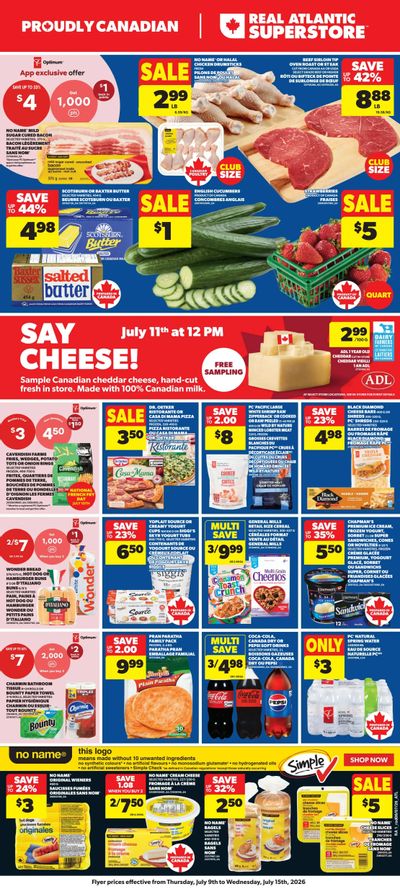 Real Atlantic Superstore Flyer July 9 to 15