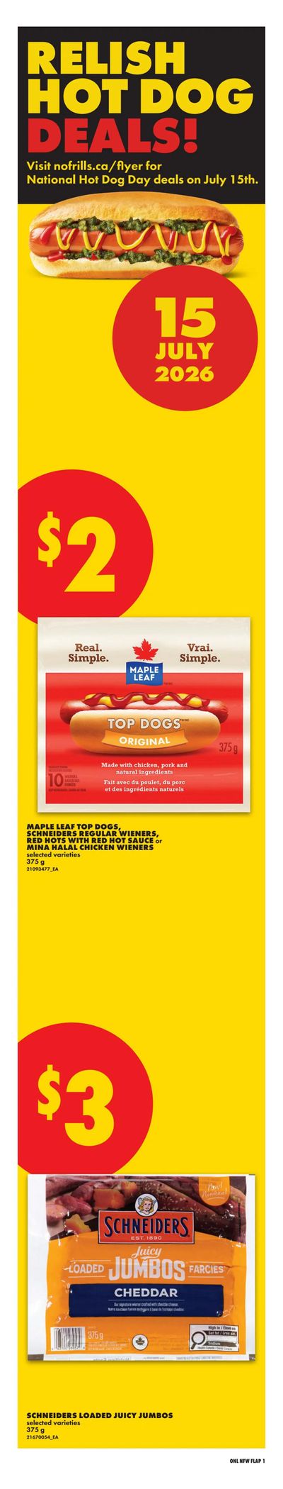 No Frills (West) Flyer July 9 to 15