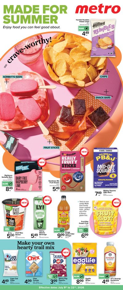 Metro (ON) Health & Wellness Flyer July 9 to 22