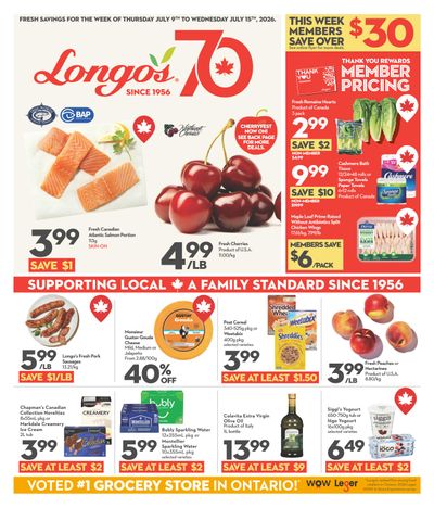 Longo's Flyer July 9 to 15