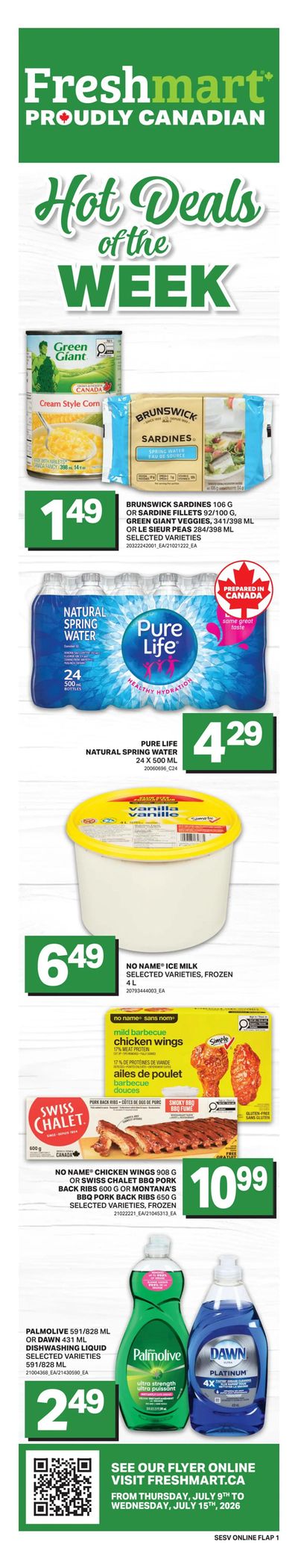 Freshmart (West) Flyer July 9 to 15