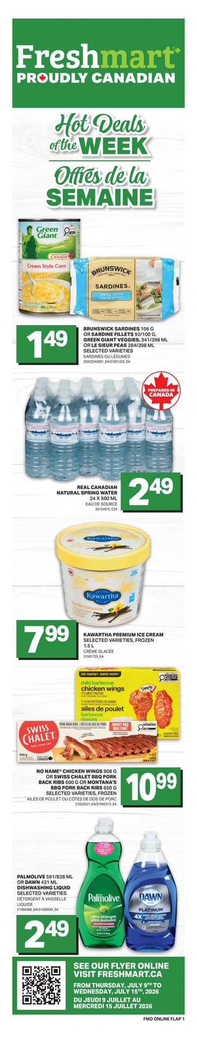 Freshmart (ON) Flyer July 9 to 15
