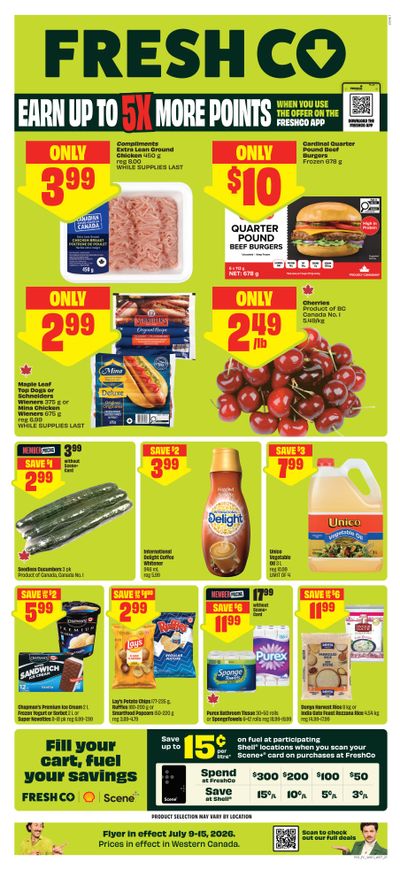 FreshCo (West) Flyer July 9 to 15