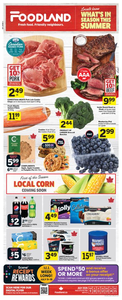 Foodland (Atlantic) Flyer July 9 to 15