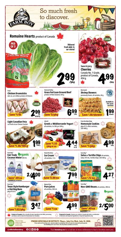 Farm Boy Flyer July 9 to 15