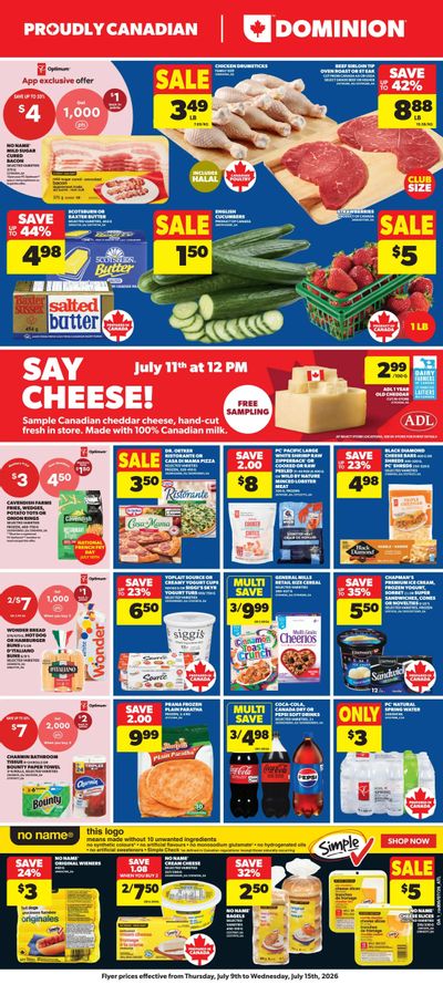 Dominion Flyer July 9 to 15 