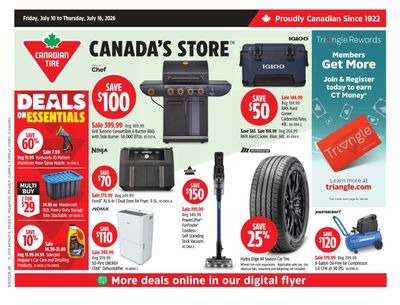 Canadian Tire (West) Flyer July 10 to 16