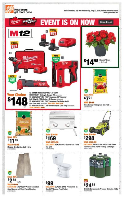 Home Depot (ON) Flyer July 9 to 22