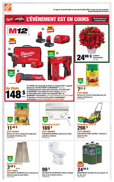 Home Depot (QC) Flyer July 9 to 22