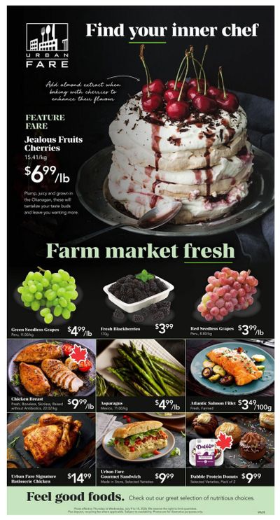 Urban Fare Flyer July 9 to 15