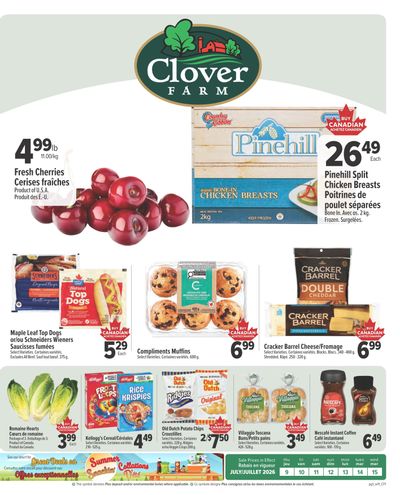 Clover Farm (Atlantic) Flyer July 9 to 15