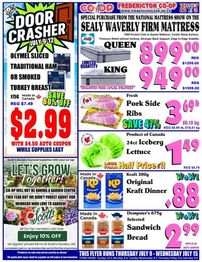 Fredericton Co-op Flyer July 9 to 15