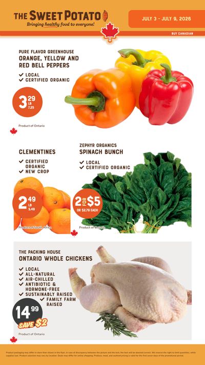 The Sweet Potato Flyer July 3 to 9