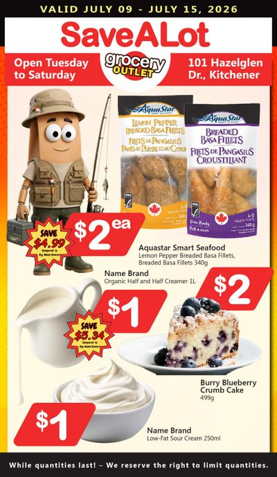 SaveALot Grocery Outlet Flyer July 9 to 15