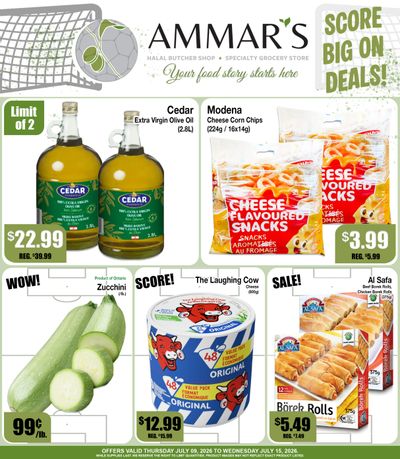 Ammar's Halal Meats Flyer July 9 to 15