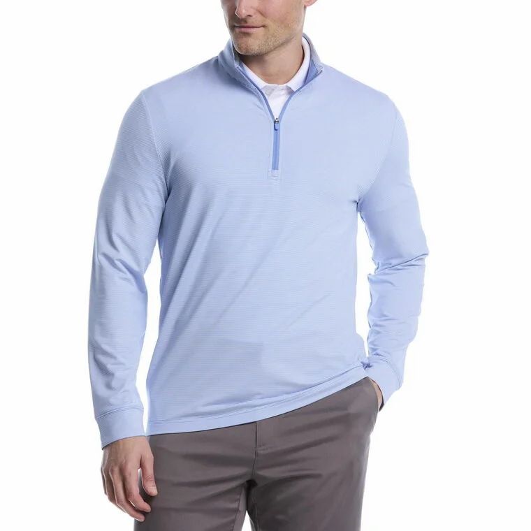 Walmart: Ben Hogan Performance Men's Long Sleeve Lightweight Feeder Stripe Golf Polo Sweater $12.00 (reg. $29.98)