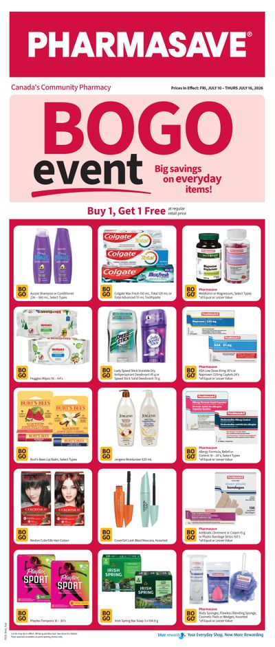 Pharmasave (ON & West) Flyer July 10 to 16
