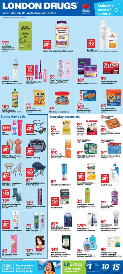 London Drugs Weekly Flyer July 10 to 15
