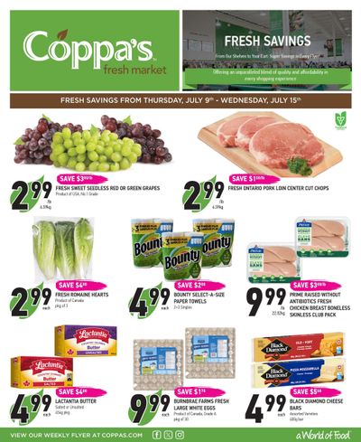 Coppa's Fresh Market Flyer July 9 to 15