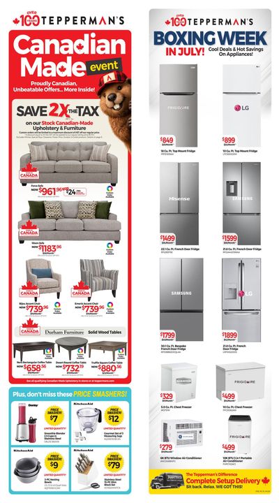 Tepperman's Flyer July 10 to 16