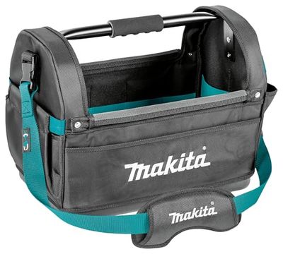 Makita E-05430 Blue Collection Large Open Tote Power Tool Bag with Strap