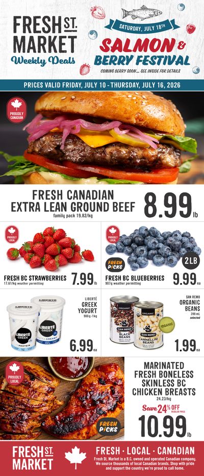 Fresh St. Market Flyer July 10 to 16