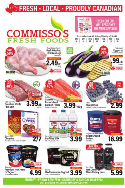 Commisso's Fresh Foods Flyer July 10 to 16