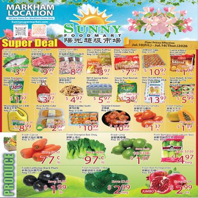 Sunny Foodmart (Markham) Flyer July 10 to 16