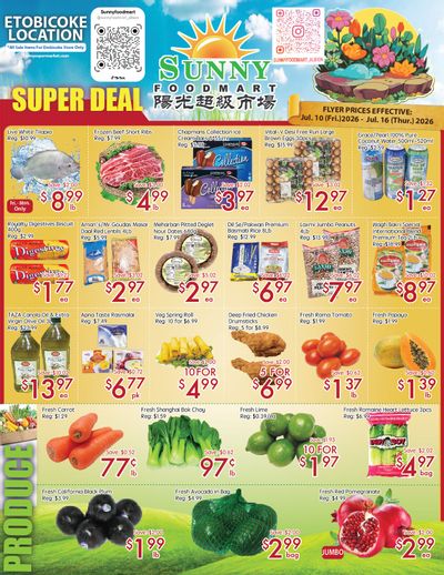 Sunny Foodmart (Etobicoke) Flyer July 10 to 16