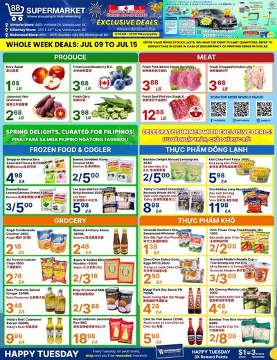 88 Supermarket Flyer July 9 to 15