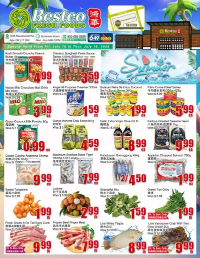 BestCo Food Mart (Ajax) Flyer July 10 to 16