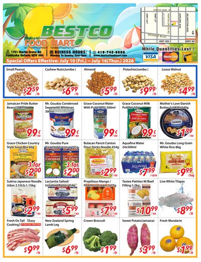 BestCo Food Mart (Etobicoke) Flyer July 10 to 16