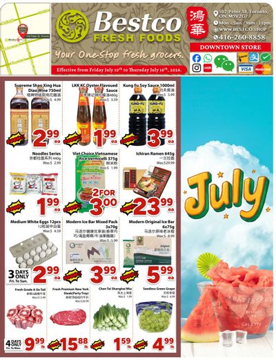 BestCo Food Mart (Downtown Toronto) Flyer July 10 to 16
