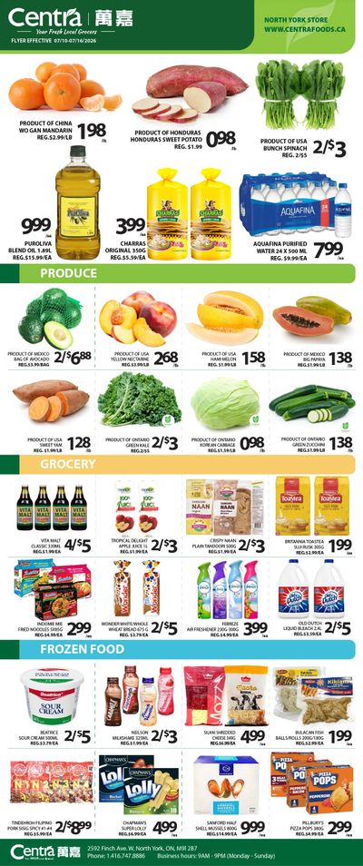Centra Foods (North York) Flyer July 10 to 16