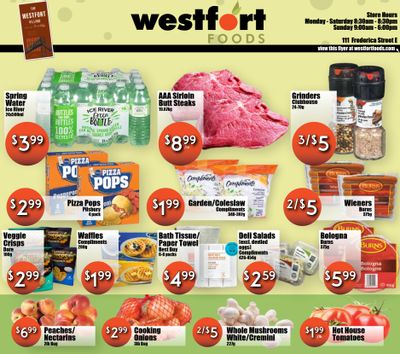 Westfort Foods Flyer July 10 to 16