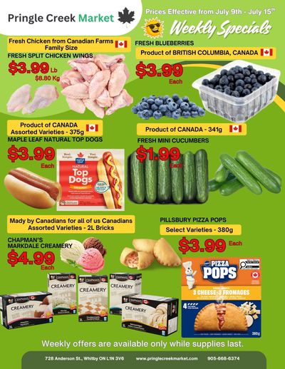 Pringle Creek Market Flyer July 9 to 15