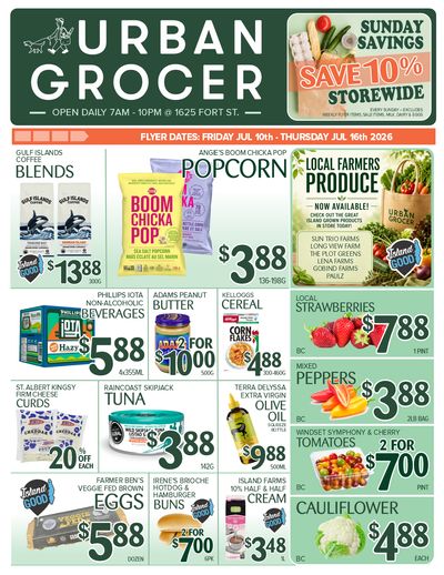 Urban Grocer Flyer July 10 to 16