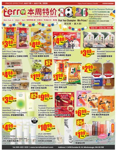 Terra Foodmart Flyer July 10 to 16