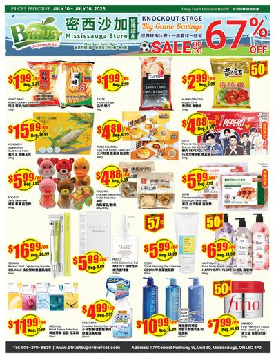 Btrust Supermarket (Mississauga) Flyer July 10 to 16