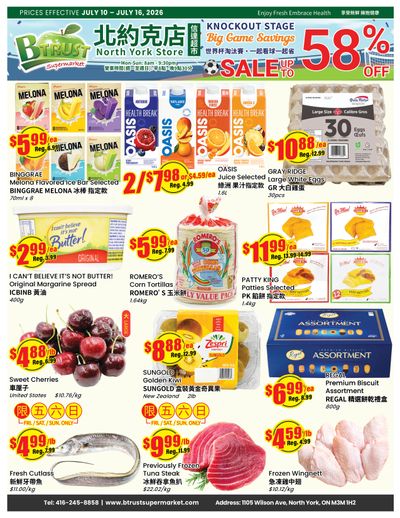 Btrust Supermarket (North York) Flyer July 10 to 16