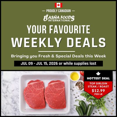 Basha Foods International Flyer July 9 to 15