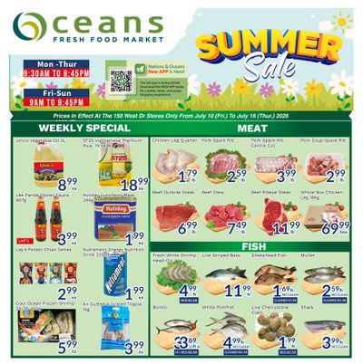 Oceans Fresh Food Market (Brampton) Flyer July 10 to 16