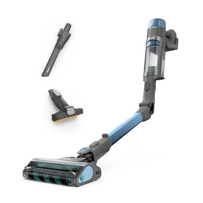 Shark PowerDetect Cordless Stick Vacuum, Powerful Suction, HEPA Filtration, Carpet & Hard Floor, Portable, Stick Vacuum for Pet Hair, Java Ice Blue