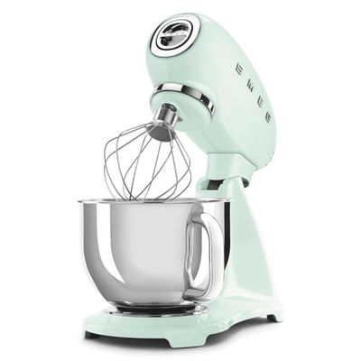 Smeg 50's Retro Stand Mixer, SMF03PGUS, Pastel Green