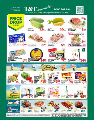 T&T Supermarket (Ottawa & Kanata) Flyer July 10 to 16